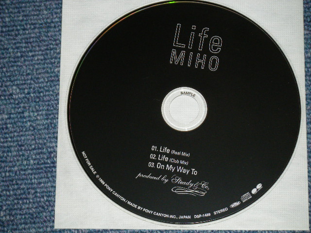画像: MIHO - LIFE (PROMO Only : 通常のレギュラー盤とは内容違い）(MINT-/MINT)   / 199 JAPAN ORIGINAL PROMO ONLY Used CD