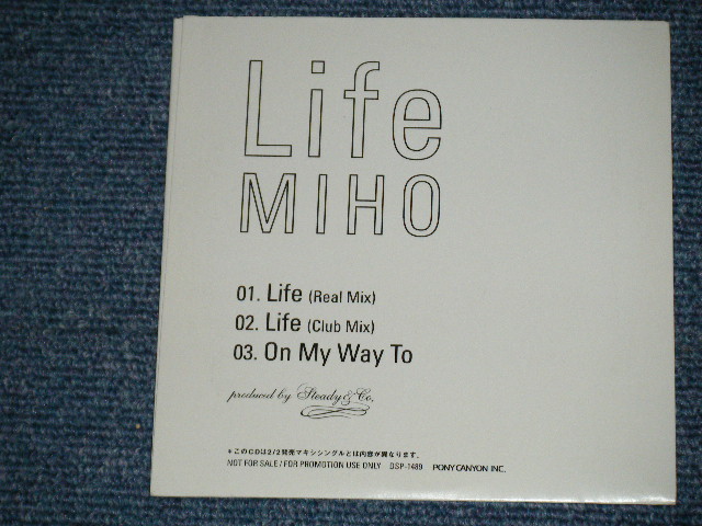 画像: MIHO - LIFE (PROMO Only : 通常のレギュラー盤とは内容違い）(MINT-/MINT)   / 199 JAPAN ORIGINAL PROMO ONLY Used CD