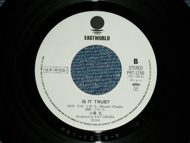 画像: 小原　礼 RAY OHARA - STILL RUNNING ( PROMO Only ) (Ex/MINT-) / 1988 JAPAN ORIGINAL "PROMO ONLY"  Used 7" シングル Single 