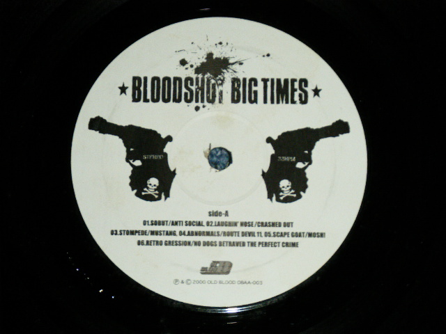 画像: v.a. OMNIBUS ( SOBUT,LAUGHIN' NOSE,SCAPE GOAT,STOMPEDE,ABNORMALS,RETRO GRESSION ) - BLOODSHUT BIG TIMES  / 2000 JAPAN ORIGINAL Used LP 