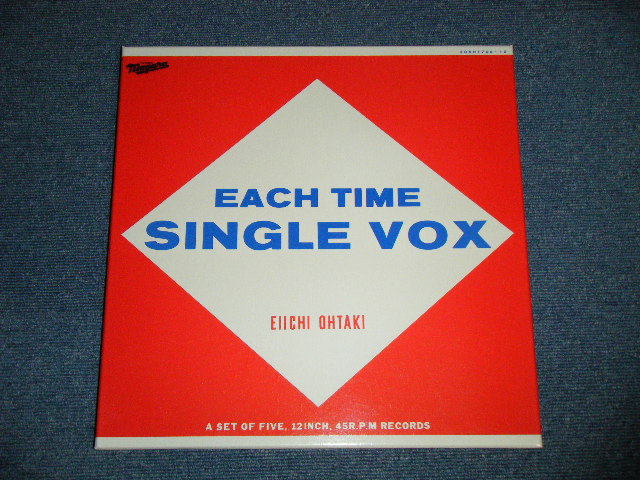 画像1: 大滝詠一 EIICHI OHTAKI  -  EACH TIME SINGLE BOX ( 5  x 12" CLEAR WAX VINYL ) (MINT-, Ex/MINT)  / 1984 JAPAN ORIGINAL Used  12" Box Set 