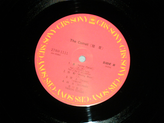 画像: 豊田貴志　TAKESHI TOYODA シンセサイザー＋多重録音 - THE COMET 彗星  (MINT-/MINT-)  / 1980 JAPAN ORIGINAL Used LP with OBI 