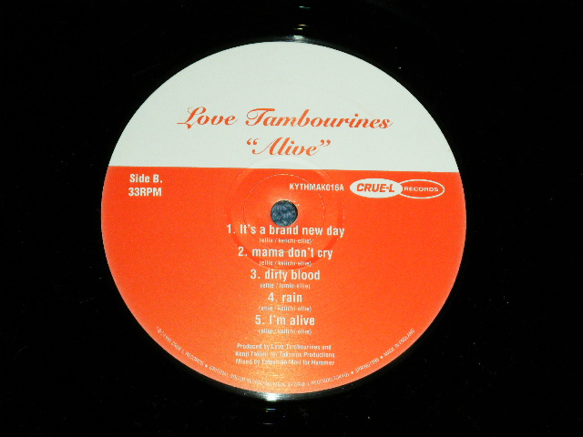画像: LOVE TAMBOURINES - ALIVE ( Ex/MINT)  / 1995 JAPAN ORIGINAL  Used LP 