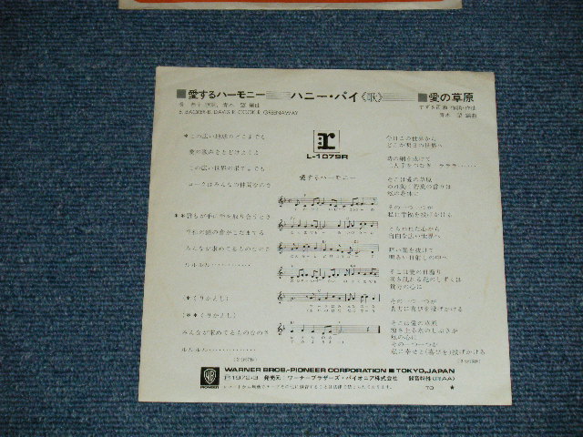 画像: ハニーパイ HONEY PIE - 愛するハーモニー I'D LIKE TO TEACH THE WORLD TO SING ( Cover of  COCA COLA Song by Japanese) (Ex+/Ex+++) / 1972 JAPAN ORIGINAL   Used 7"Single V