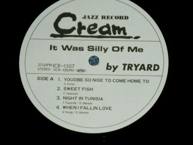 画像: TRYARD (仙台 出身のアーティスト) - IT WAS BILLY OF ME   ( MINT-/MINT )  / 1985  JAPAN ORIGINAL  Used LP 