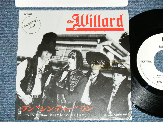 画像1: ウイラード WILLARD - ラン”シンディー”ラン Run "CINDY" Run  ( Ex+++//MINT)  / 1986 JAPAN ORIGINAL "PROMO ONLY"  Used  7"Single 