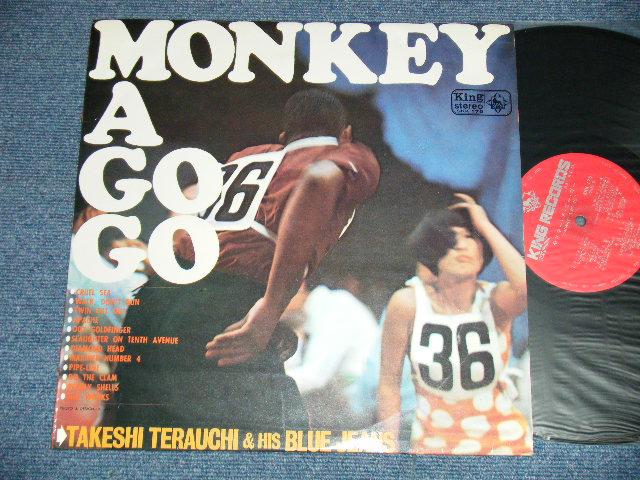 画像1: 寺内タケシ＆バニーズ TAKESHI TERAUCHI & HIS BLUE JEANS  - MONKEY A GO GO ( Ex++/Ex+ A-3 : Ex- )  / 1966  JAPAN ORIGINAL Used LP 