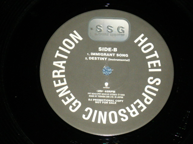 画像: 布袋寅泰 TOMOYASU HOTEI of BOOWY　ボウイ -  SUPERSONIC GENERATION ( Ex+++/Ex++ ) / 1998 JAPAN ORIGINAL "PROMO ONLY"  Used 12"