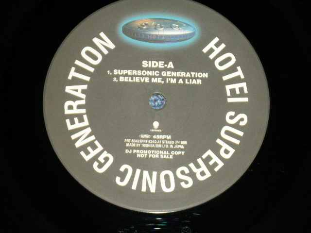 画像1: 布袋寅泰 TOMOYASU HOTEI of BOOWY　ボウイ -  SUPERSONIC GENERATION ( Ex+++/Ex++ ) / 1998 JAPAN ORIGINAL "PROMO ONLY"  Used 12"