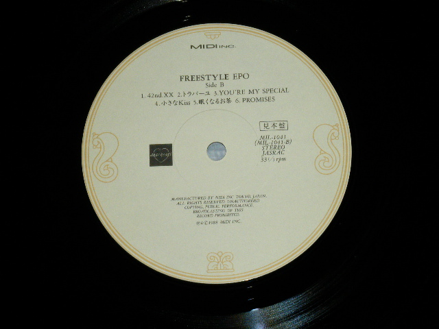 画像: エポ EPO - FREESTYLE(MINT-/MINT)  / 1988 JAPAN ORIGINAL "PROMO" Used  LP with OBI 