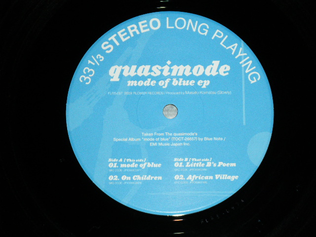 画像: クオシモードQUASIMODE - MODE DE BLUE EP ( MINT/MINT-)  / 2009  JAPAN  ORIGINAL "180 Gram Heavy Weight" "Limited # 0107" Used LP