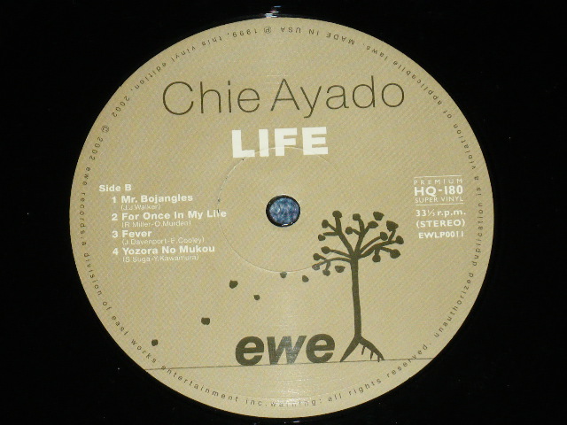 画像: 綾戸智絵 CHIE AYADO - LIFE ライフ ( MINT/MINT )  / 2002  JAPAN  ORIGINAL "180 Gram Heavy Weight" "Limited" Used LP