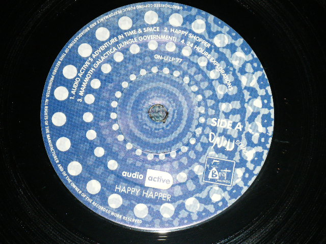 画像: audio active オーディオ・アクティヴ - HAPPY HAPPER ( Japanese Dub Band ) ( MINT/MINT-)  / 1995 UK ENGLAND ORIGINAL Used LP