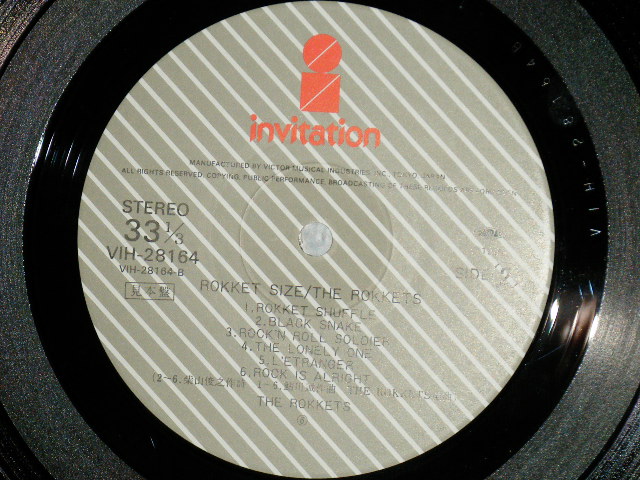 画像: シーナ＆ザ・ロケット  ロケッツ　SHEENA & THE ROKKETS - ロケット・サイズ ROKKET SIZE ( Ex+++/MINT- )   / 1984 JAPAN ORIGINAL "PROMO" Used LP 