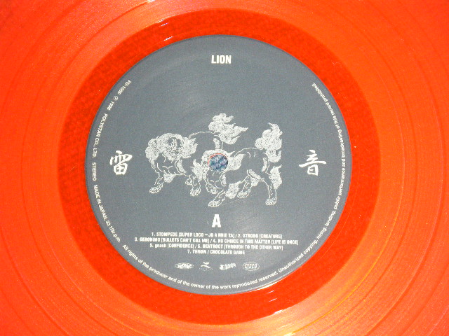 画像: va Omnibus (STOMPEDE,STROBO,GERONIMO + ) - 雷音 LION ( MINT-/MINT)   / 1998 JAPAN ORIGINAL "from INDIES" "RED WAX Vinyl"  Used LP 