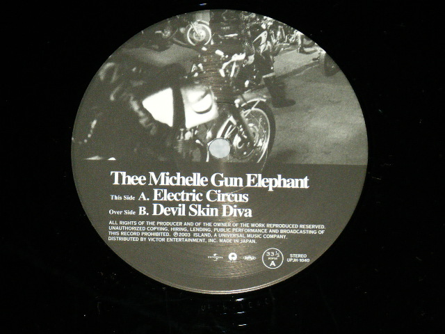 画像: ミッシェル・ガン・エレファント THEE MICHELLE GUN ELEPHANT - ELECTRIC CIRCUS ( MINT/MINT ) / 2003 JAPAN ORIGINAL Used12" 