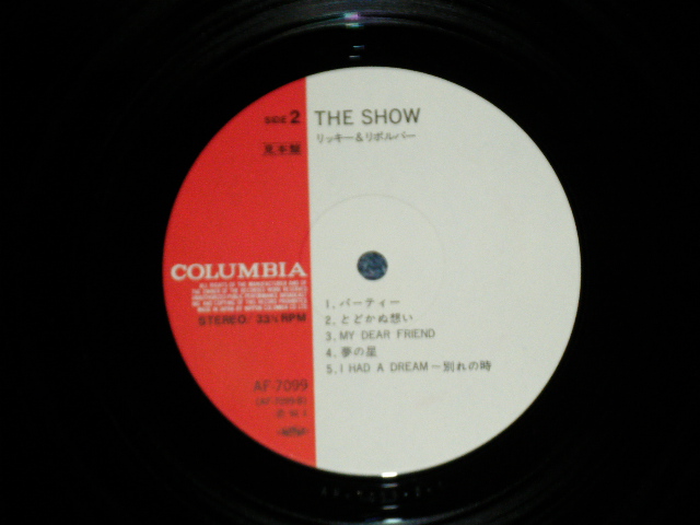 画像: リッキー＆リボルバー RICKY & REVOLVER -  THE SHOW  ( E/MINＴ )   / 1982  JAPAN ORIGINAL "PROMO" Used LP
