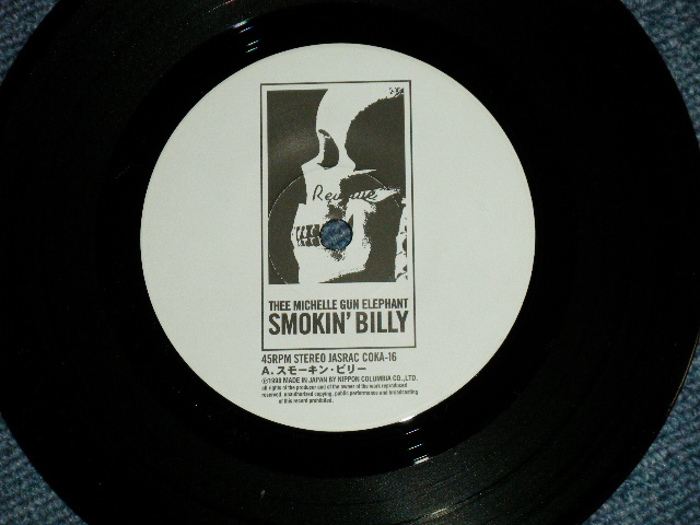 画像: ミッシェル・ガン・エレファントTMGE THEE MICHELLE GUN ELEPHANT - SMOKIN' BILLY ( MINT/MINT ) / 1998 JAPAN ORIGINAL Used 7" SINGLE  