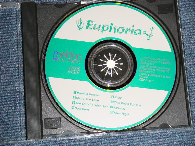 画像: EUPHORIA  ユーフォリア - EUPHORIA  ユーフォリア  ( MINT-/MINT )  / 1989  JAPAN ORIGINAL "PROMO" Used CD with OBI 