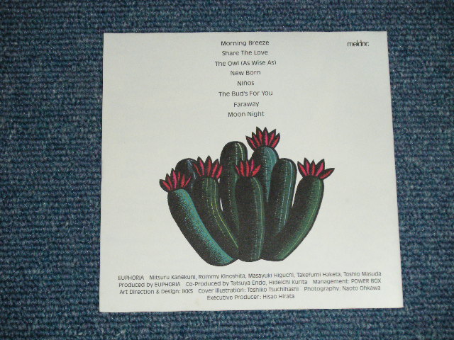 画像: EUPHORIA  ユーフォリア - EUPHORIA  ユーフォリア  ( MINT-/MINT )  / 1989  JAPAN ORIGINAL "PROMO" Used CD with OBI 