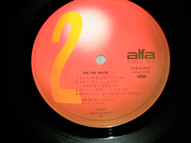 画像:  深町　純）   JUN FUKAMACHI   -  ON THE MOVE ( Ex++/MINT- )  / 1978JAPAN ORIGINAL Used  LP 
