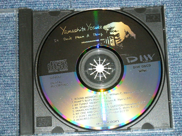 画像: 山下洋輔 YOSUKE YAMASHITA - スイングしなけりゃ意味がない A DON'T MEAN A THING ( MINT-/MINT)  / 1988  JAPAN ORIGINAL Used CD  