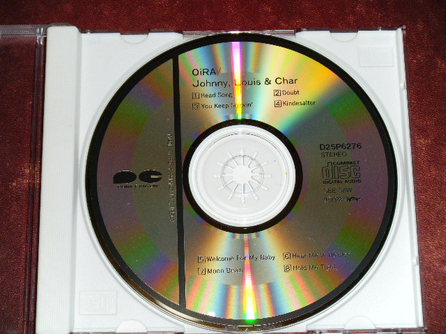 画像: ジョニー、ルイス＆チャー - JOHNNY LOUIS & CHAR - OIRA 　 ( MINT-/MINT)  / 1988  JAPAN ORIGINAL Used CD with OBI  