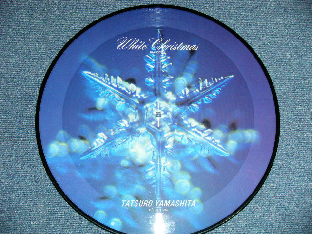 画像:  山下達郎 TATSURO YAMASHITA -　クリスマス・イブ CHRISTMAS EVE / ホワイト・クリスマス WHITE CHRISTMAS  ( Ex/MINT-, ) / 1983 JAPAN ORIGINAL "PICTURE DISC" Used 12" with OBI オビ付