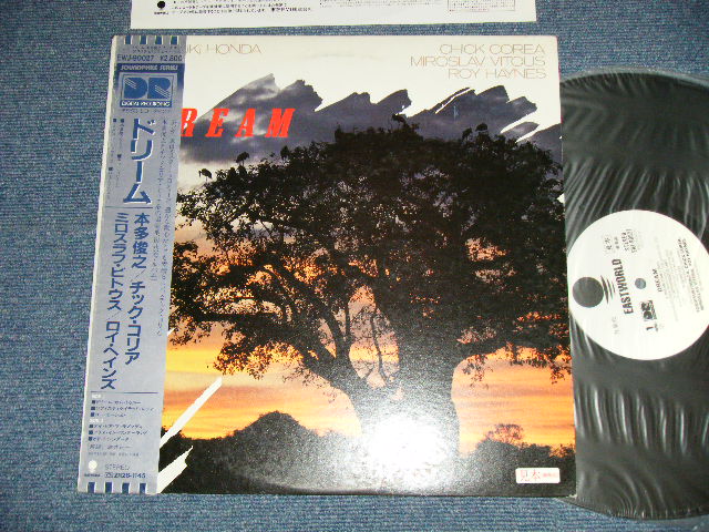 画像1: 本田俊之 TOSHIYUKI HONDA チック・コリア CHICK COREA ミロスラフ・ビトウス MIROSLAV VITOUS ロイ・ヘインズ ROY HAYNES - ドリーム DREAM ( Ex+/MINT / 1984 JAPAN ORIGINAL "WHITE LABEL PROMO"  Used LP with OBI    