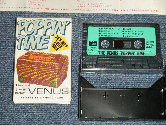 画像1: ザ・ヴィーナス THE VINUS - ポッピン・タイム  POPPIN' TIME  ( MINT/MINT- ) / 1982 JAPAN ORIGINAL Used   CASSETTE TAPE   