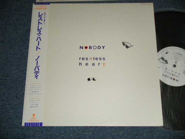 画像1: NOBODY ノーバディ - RESTLESS HEART ( MINT-/MINT)    / 1986 JAPAN ORIGINAL Used  LP with  OBI 