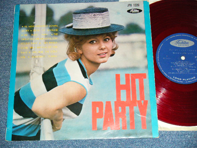画像1: 寺内タケシとブルージーンズ TAKESHI TERAUCHI & THE BLUEJEANS - HIT PARTY / JAPAN ORIGINAL "RED WAX VINYL" Used 10" LP 