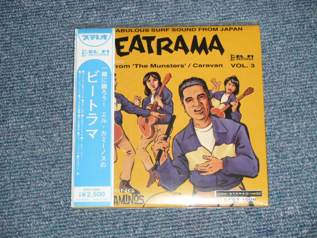 画像1: エル・カミーノス EL CAMINOS  ( Japanese SURF Garage INSTRO) - ビートラマ BEATRAMA ( SEALED )  / 2006 JAPAN ORIGINAL MINI-LP PAPER SLEEVE 紙ジャケ "Brand New Sealed" CD