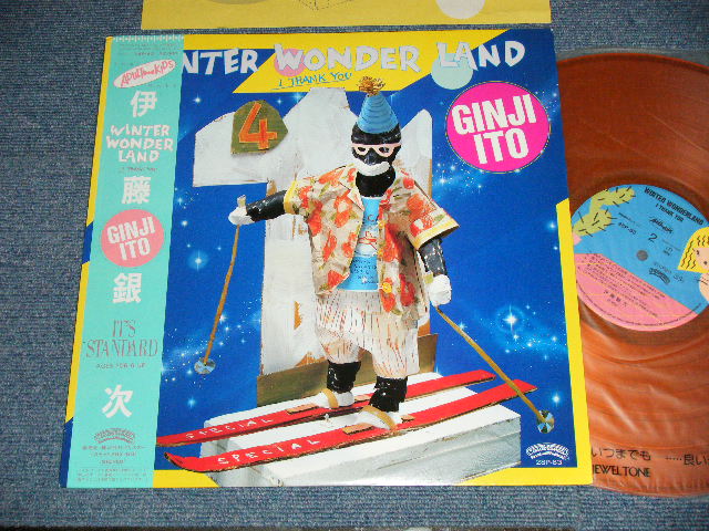 画像1: 伊藤銀次  GINJI ITO - WINTER WONDERLAND (MINT-/MINT-)  / 1983 Japan ORIGINAL "RED WAX Vinyl" Used LP with Obi  オビ付