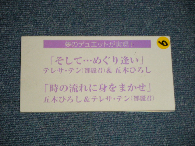 画像1: テレサ・テン 鄧麗君 TERESA TENG -  そして…めぐり逢い (Ex+/VG+++  STOFC,STOBC, SCRATCHES) / 1996 JAPAN ORIGINAL  "PROMO ONLY"  3" 8cm Used CD Single 