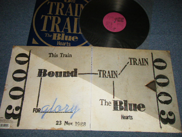 画像1: ブルー・ハーツ THE BLUE HEARTS  - TRAIN TRAIN (With Booklet)(MINT/MINT) / 1988 JAPAN ORIGINAL Used LP 
