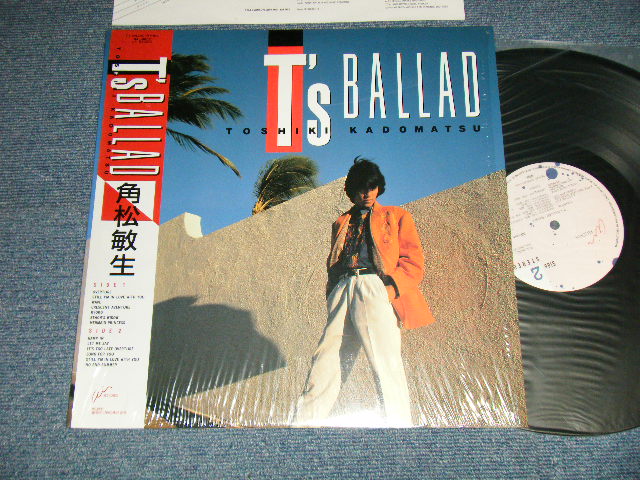 画像1: 角松敏生 TOSHIKI KADOMATSU - T's BALLAD (MINT/MINT) / 1985 JAPAN ORIGINAL Used LP with OBI 