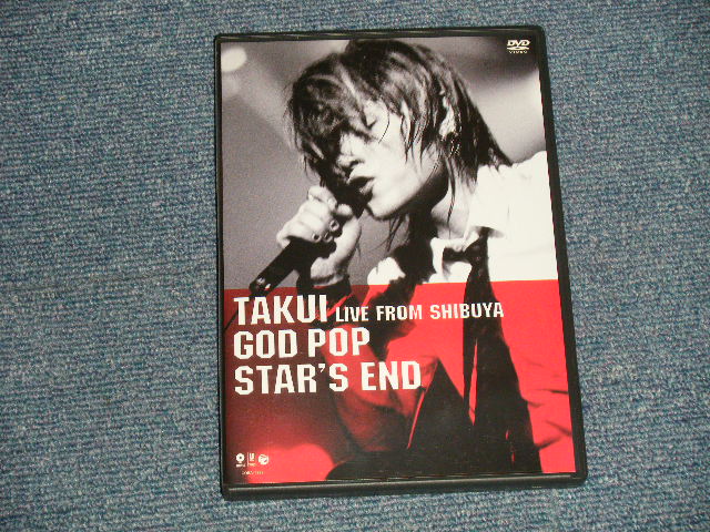 画像1:  TAKUI 中島卓偉 - GOD POP STAR'S END (MINT/MINT) / 2003 JAPAN ORIGINAL Used DVD