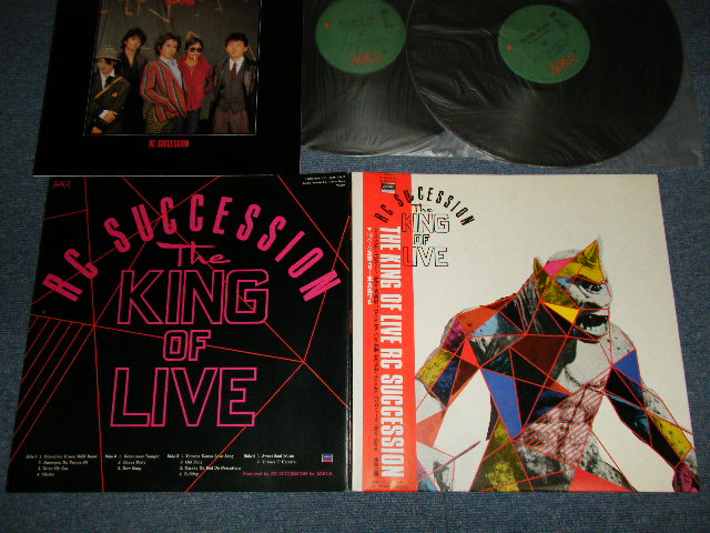 画像1: ＲＣサクセション RC SUCCESSION - THE KING OF LIVE (Ex++/MINT-) / 1983 JAPAN ORIGINAL Used 2-LP's With OBI