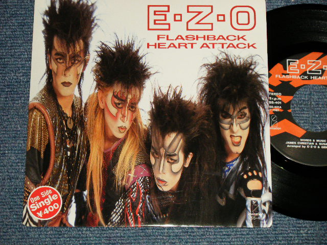 画像1: E-Z-O (ARR.: GENE SIMMONS) - A) FLA SHBACK HEART ATTACK (One Sided) (MINT/MIN-) / 1987 JAPAN ORIGINAL Used 7"Single