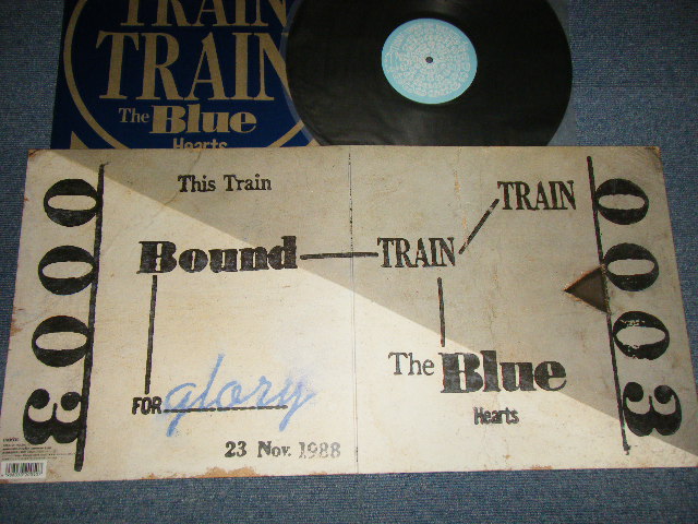 画像1: ブルー・ハーツ THE BLUE HEARTS  - TRAIN TRAIN (With Booklet)(MINT-/MINT) / 1988 JAPAN ORIGINAL Used LP 
