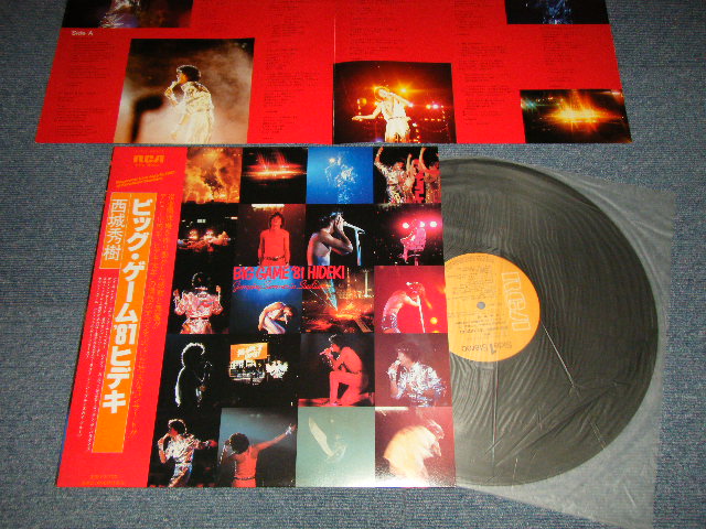 画像1: 西城秀樹  HIDEKI SAIJYO  - ビッグ・ゲーム'81 BIG GAME '81 HIDEKI  (Ex+++/MINT-) /  1981 JAPAN ORIGINAL Used LP  with OBI 