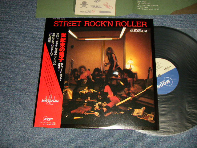 画像1: 44マグナム 44 MAGNUM - STREET ROCK 'N ROLLER  (With TATTOO SEAL) (MINT/MINT) / 1984 JAPAN ORIGINAL used LP with OBI 