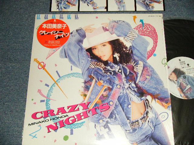 画像1: 本田美奈子 MINAKO HONDA - クレイジー・ナイツ CRAZY NIGHTS (MINT/MINT) / 1987 JAPAN ORIGINAL Used 12" with SEAL OBI