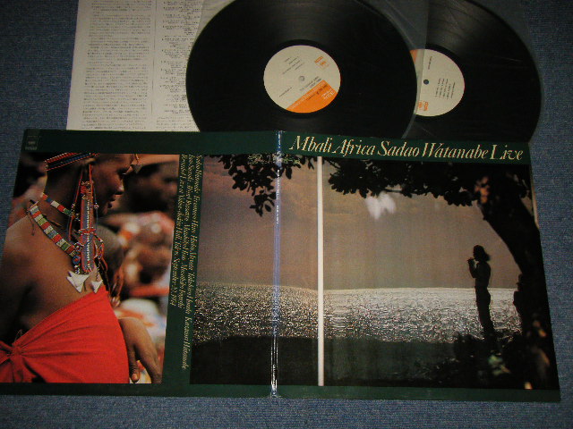 画像1: 渡辺貞夫 SADAO WATANABE - ムバリ・アフリカ/ライブ Mbali Africa (Ex++/MINT)  / 1977 JAPAN ORIGINAL Used  2-LP