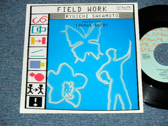 画像1: 坂本龍一 RYUUICHI SAKAMOTO Featuring Thomas Dolby - A) FIELD WORK  B) PAROLIBRE (MINT-/MINT-) / 1985 JAPAN ORIGINAL "PROMO COPY" Used 7" Single
