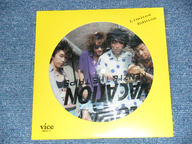 画像1: KENZI & THE TRIPS - A) Love Vacation   B) 君が必要 (MINT/MINT) / 1988 JAPAN ORIGINAL "PICTURE DISC" Used 7" Single シングル