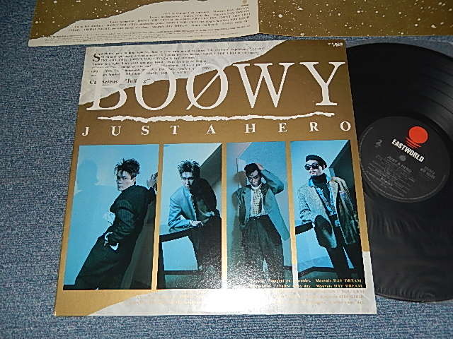 画像1: BOOWY ボウイ - JUST A HERO (MINT-/MINT) / 1986 JAPAN ORIGINAL Used LP With SEAL OBI 