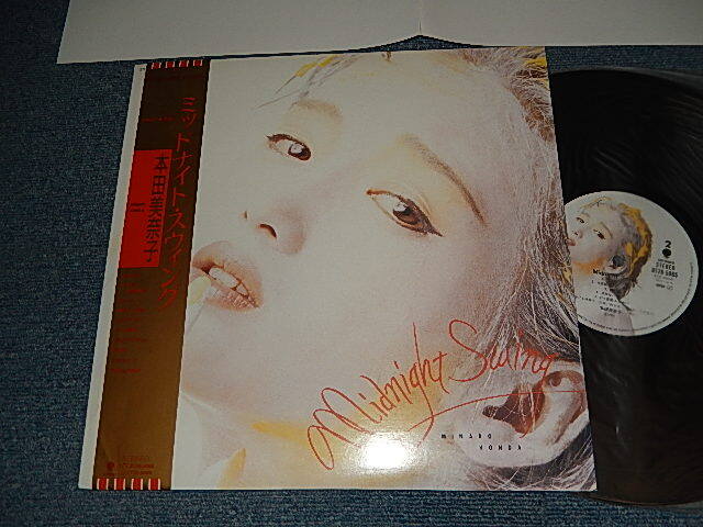 画像1: 本田美奈子 MINAKO HONDA - ミッドナイト・スウィング MIDNIGHT SWING   (MINT-/MINT-) / 1987 JAPAN ORIGINAL Used LP with OBI