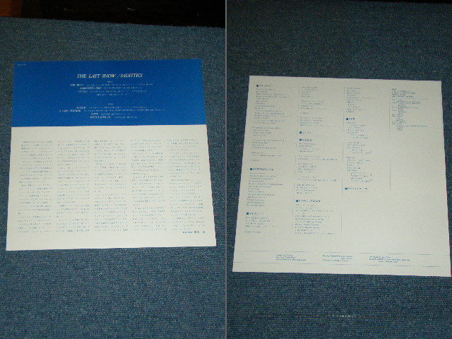 画像: サディスティックス SADISTICS - ザ・ラスト・ショウ THE LAST SHOW  / 1979 JAPAN ORIGINAL Used LP With OBI 